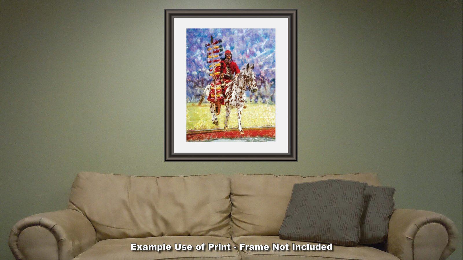 Chief Osceola canvas prints Florida State Seminoles wall art artwork College Football Team FSU Mascot painting print Renegade FSUchief1RiD 12