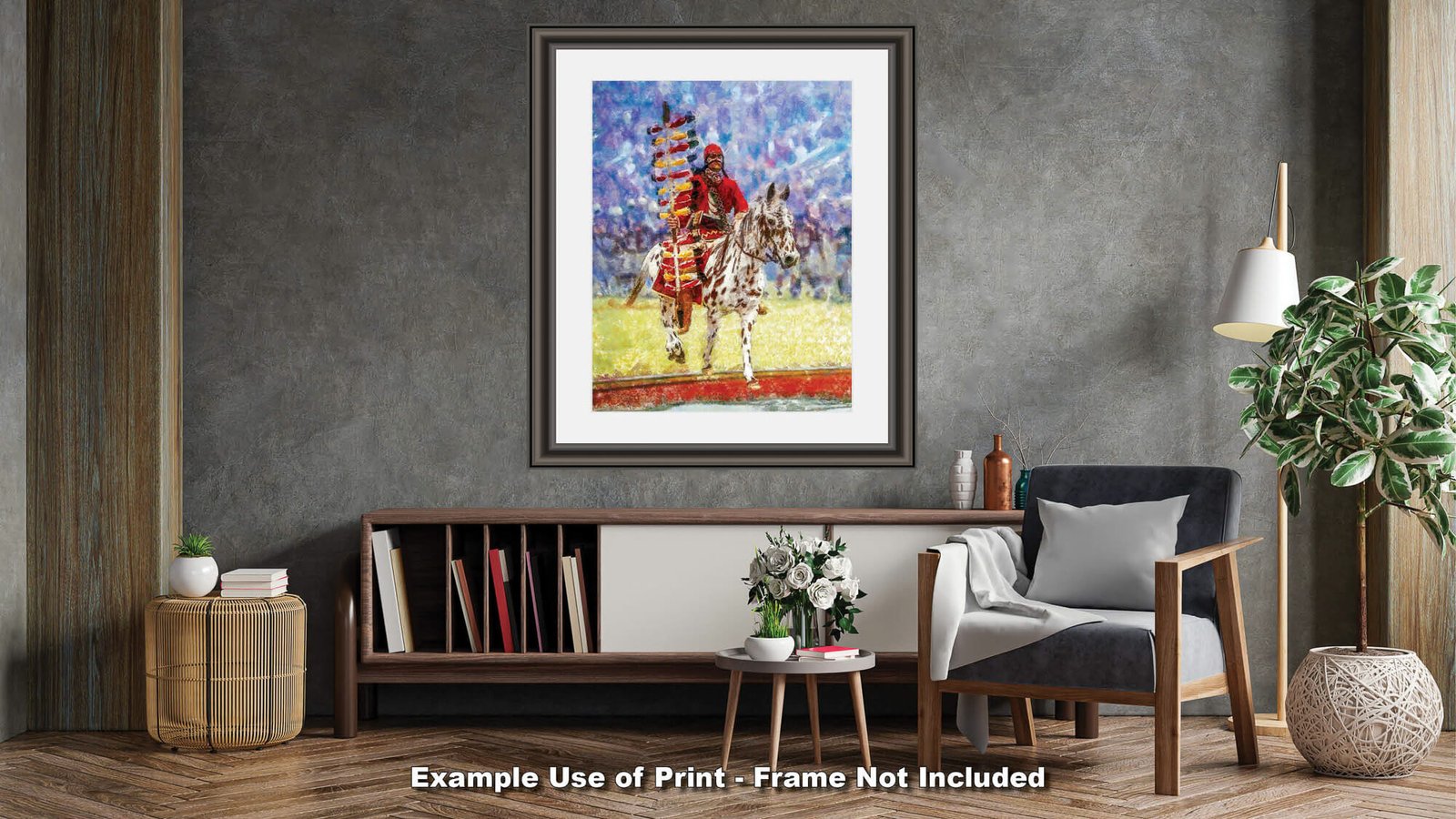 Chief Osceola canvas prints Florida State Seminoles wall art artwork College Football Team FSU Mascot painting print Renegade FSUchief1RiD 13