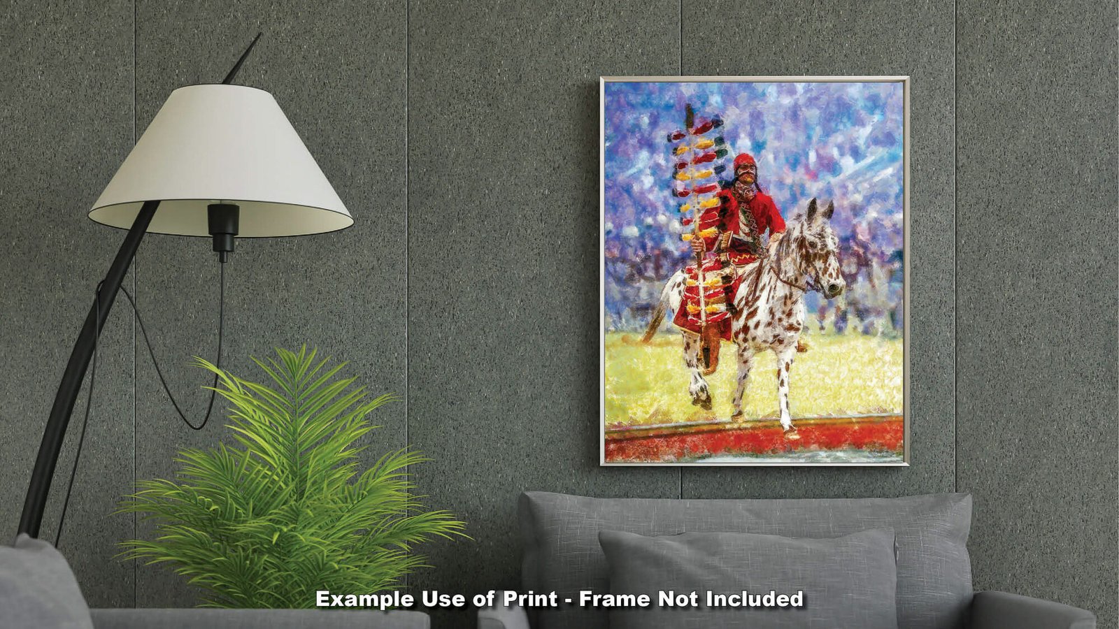 Chief Osceola canvas prints Florida State Seminoles wall art artwork College Football Team FSU Mascot painting print Renegade FSUchief1RiD 17