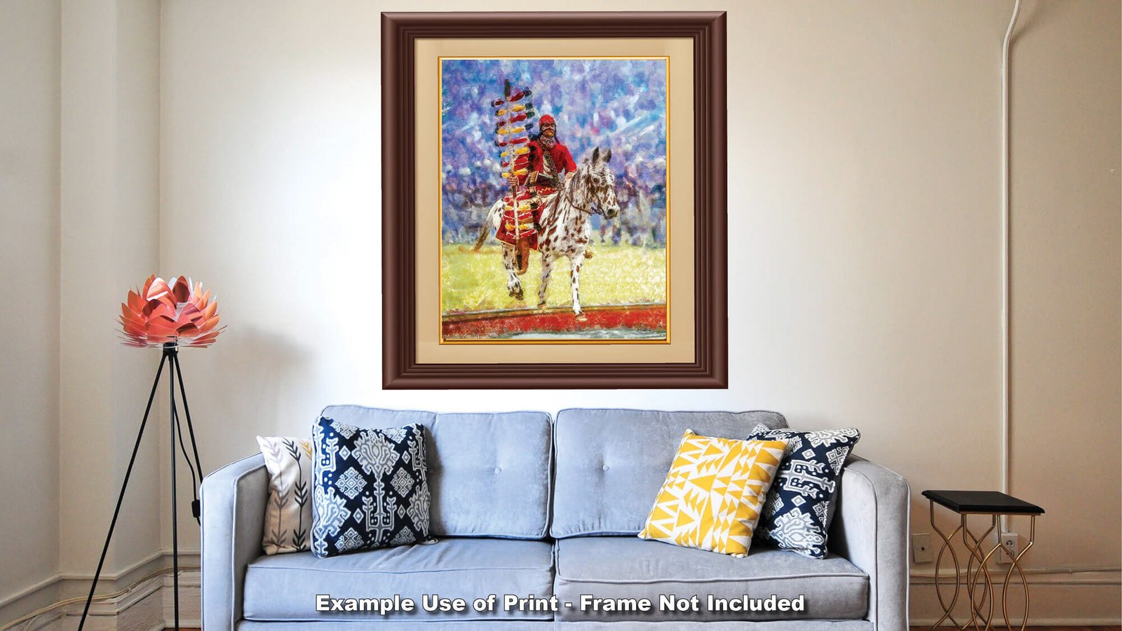 Chief Osceola canvas prints Florida State Seminoles wall art artwork College Football Team FSU Mascot painting print Renegade FSUchief1RiD 18