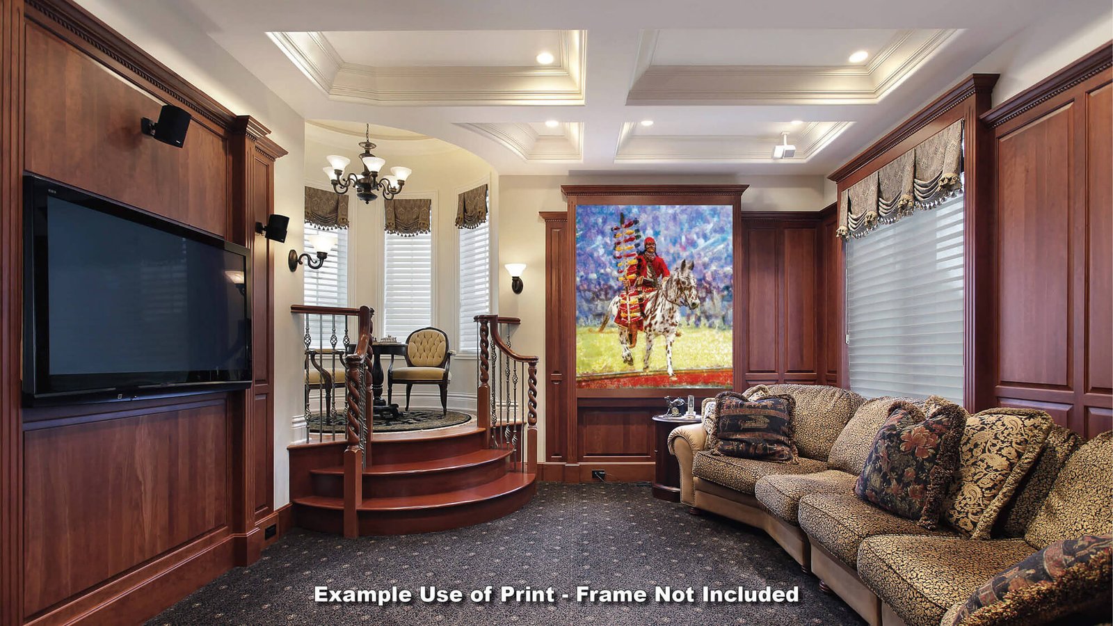 Chief Osceola canvas prints Florida State Seminoles wall art artwork College Football Team FSU Mascot painting print Renegade FSUchief1RiD 23