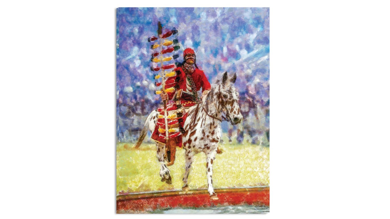 Chief Osceola canvas prints Florida State Seminoles wall art artwork College Football Team FSU Mascot painting print Renegade FSUchief1RiD 25