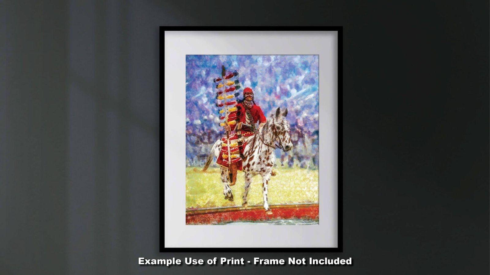 Chief Osceola canvas prints Florida State Seminoles wall art artwork College Football Team FSU Mascot painting print Renegade FSUchief1RiD 8