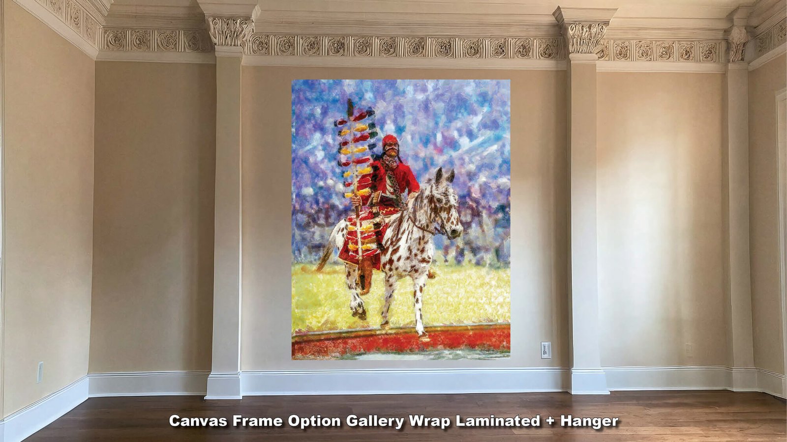 Chief Osceola canvas prints Florida State Seminoles wall art artwork College Football Team FSU Mascot painting print Renegade FSUchief1RiD 9