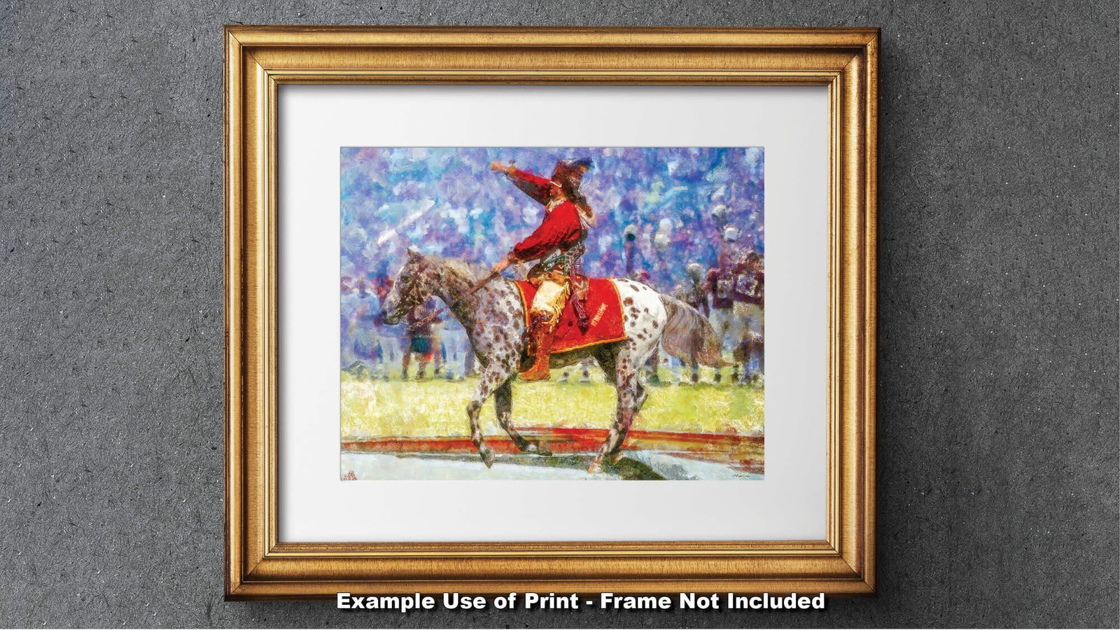 Chief Osceola painting print artwork wall art College Football Team Florida State Seminoles Renegade FSU Mascot canvas prints FSUchief2RiD 11