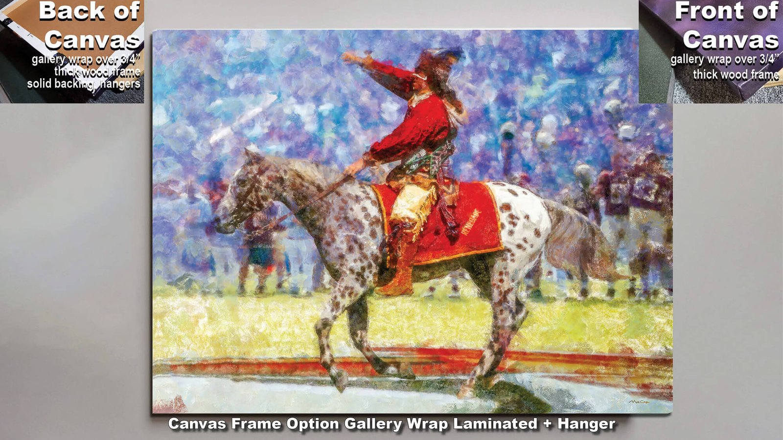 Chief Osceola painting print artwork wall art College Football Team Florida State Seminoles Renegade FSU Mascot canvas prints FSUchief2RiD 4