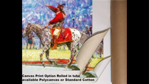 Chief Osceola painting print artwork wall art College Football Team Florida State Seminoles Renegade FSU Mascot canvas prints FSUchief2RiD 5