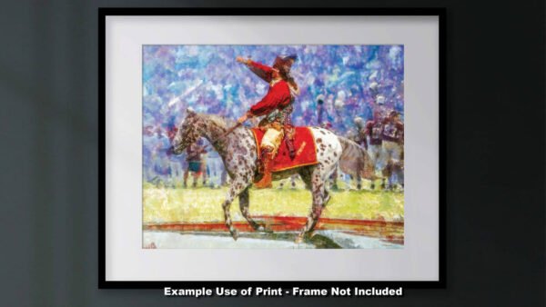 Chief Osceola painting print artwork wall art College Football Team Florida State Seminoles Renegade FSU Mascot canvas prints FSUchief2RiD 8