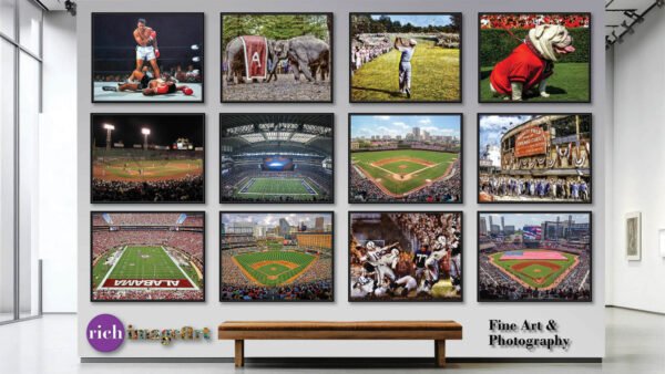 National Champions Alabama Crimson Tide Nick Saban wall art 2021 artwork NCAA College Football painting print canvas prints AlaTdeNC1wc5 21