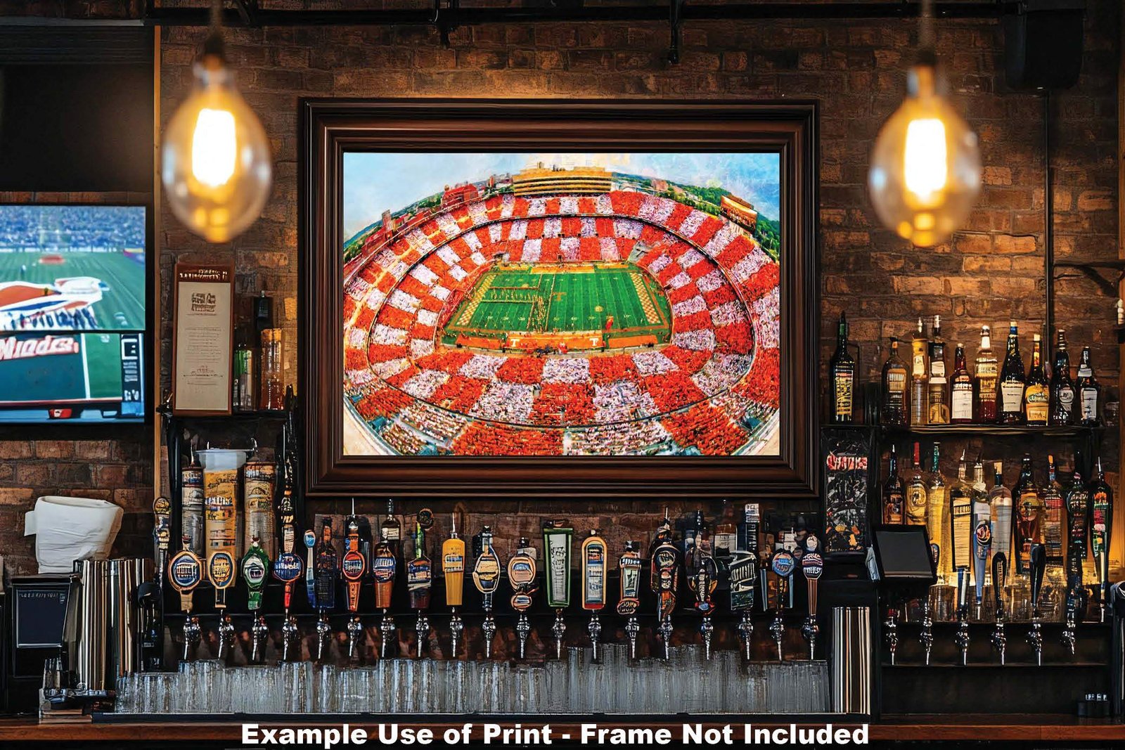 Neyland Stadium College NCAA painting print artwork pic tennessee vol tn volunteer football poster Checkerboard Stands TnNeyOW1MC1 15