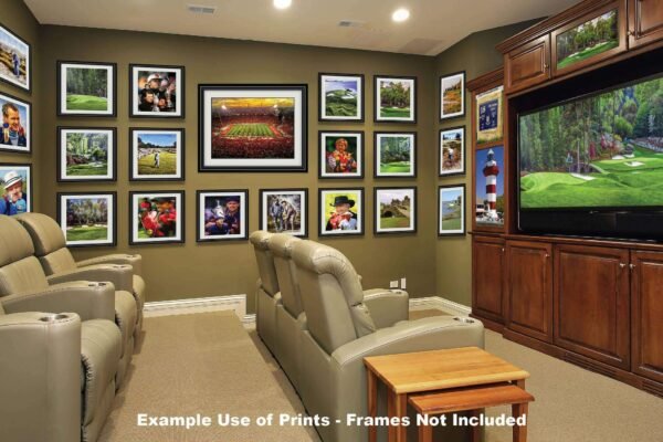 OSU Football poster painting print pic football team field Buckeyes College NCAA Ohio Stadium artwork OSUstd1MC1 21