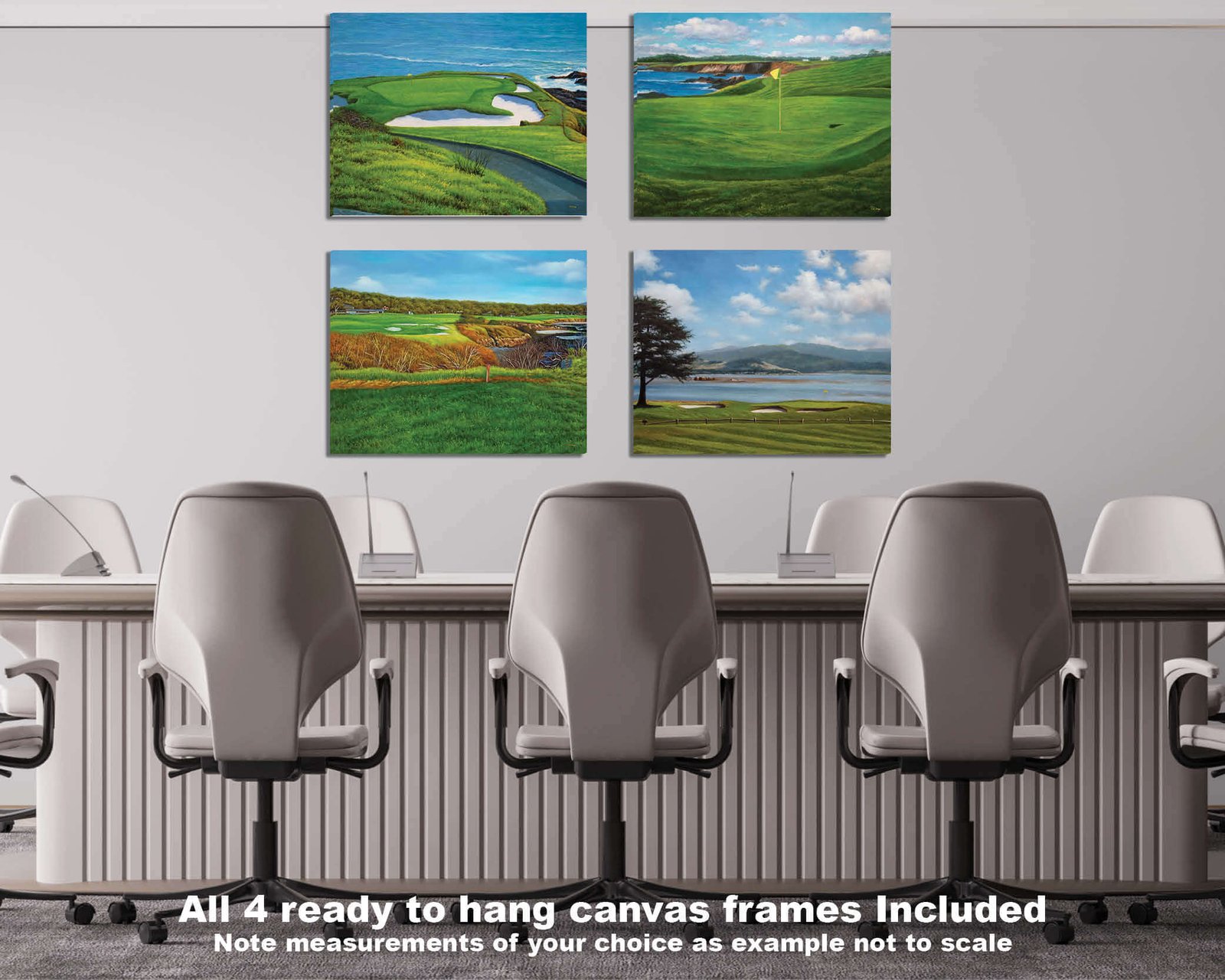 Pebble Beach Golf Links California Course wall art California Course Pebblebeach art on wall wall decor canvas prints PGA Golf Hole 7 18 ATT Pro Am PblBch3RiOil4c 4