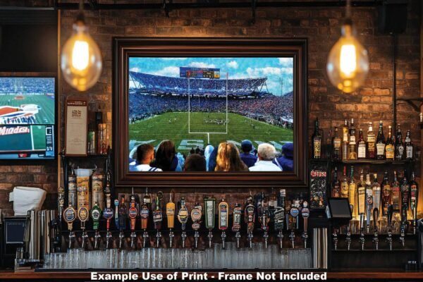 Penn State Football poster painting print pic football team field Nittany Lions College NCAA Beaver Stadium artwork PnStStd1MC1 15