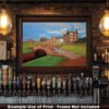 The Open The Old Course Royal and Ancient Golf Club Swilcan Bridge St Andrews Links Swilken Bridge Golf Hole Oil Painting Wall Art Print StAndrws18RiOil40 20