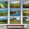 The Open The Old Course Royal and Ancient Golf Club Swilcan Bridge St Andrews Links Swilken Bridge Golf Hole Oil Painting Wall Art Print StAndrws18RiOil40 23