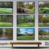 The Open The Old Course Royal and Ancient Golf Club Swilcan Bridge St Andrews Links Swilken Bridge Golf Hole Oil Painting Wall Art Print StAndrws18RiOil40 24