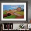 The Open The Old Course Royal and Ancient Golf Club Swilcan Bridge St Andrews Links Swilken Bridge Golf Hole Oil Painting Wall Art Print StAndrws18RiOil40 27